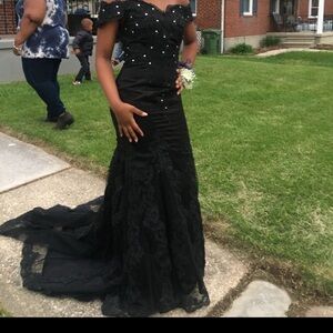 Black Beautiful Prom Dress
